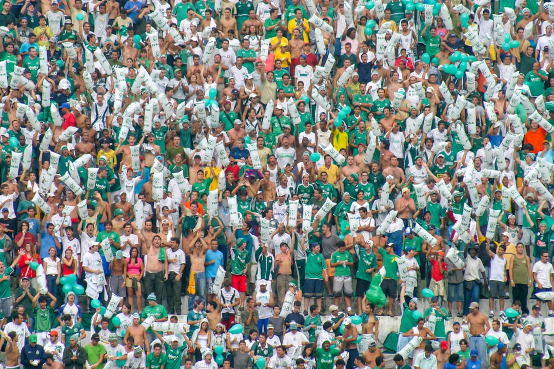 African football fans celebration