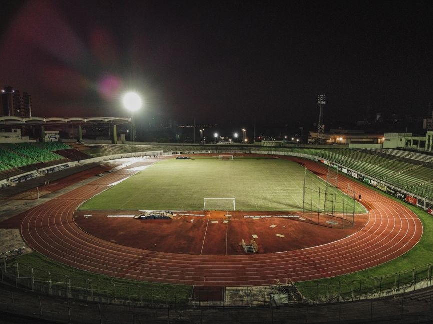 football stadium night