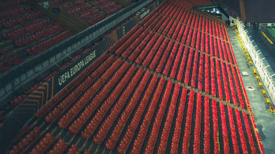 europa league stadium night