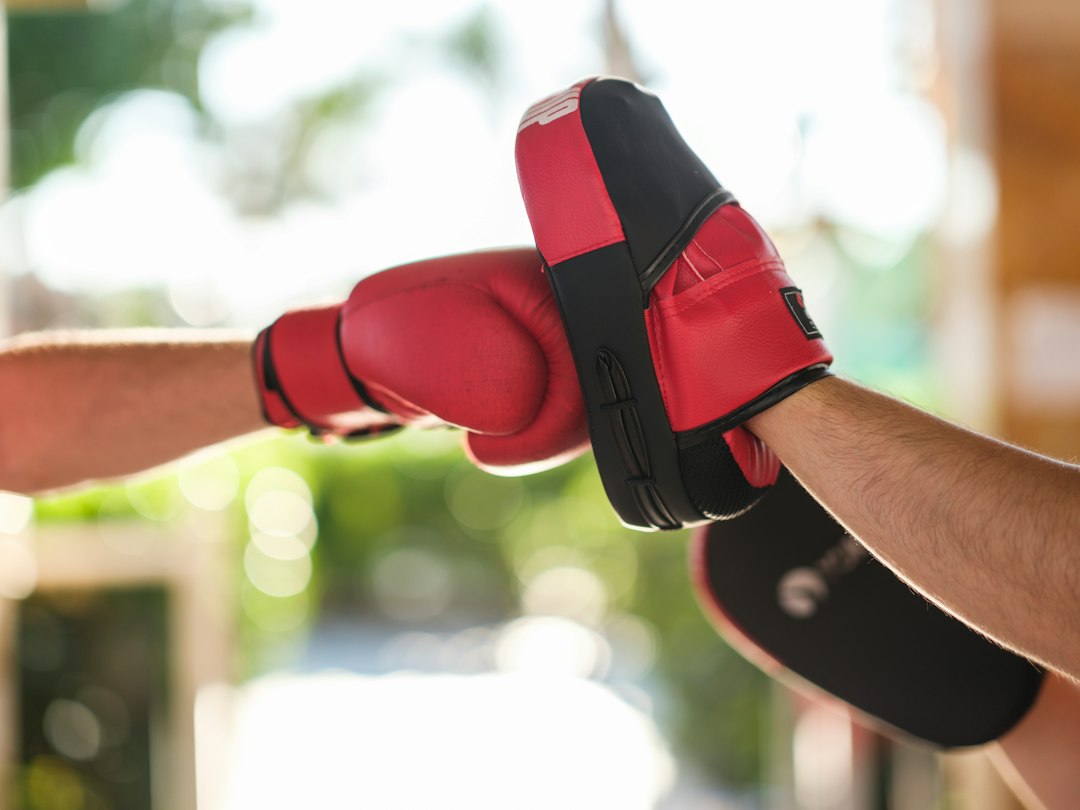 boxing gloves closeup