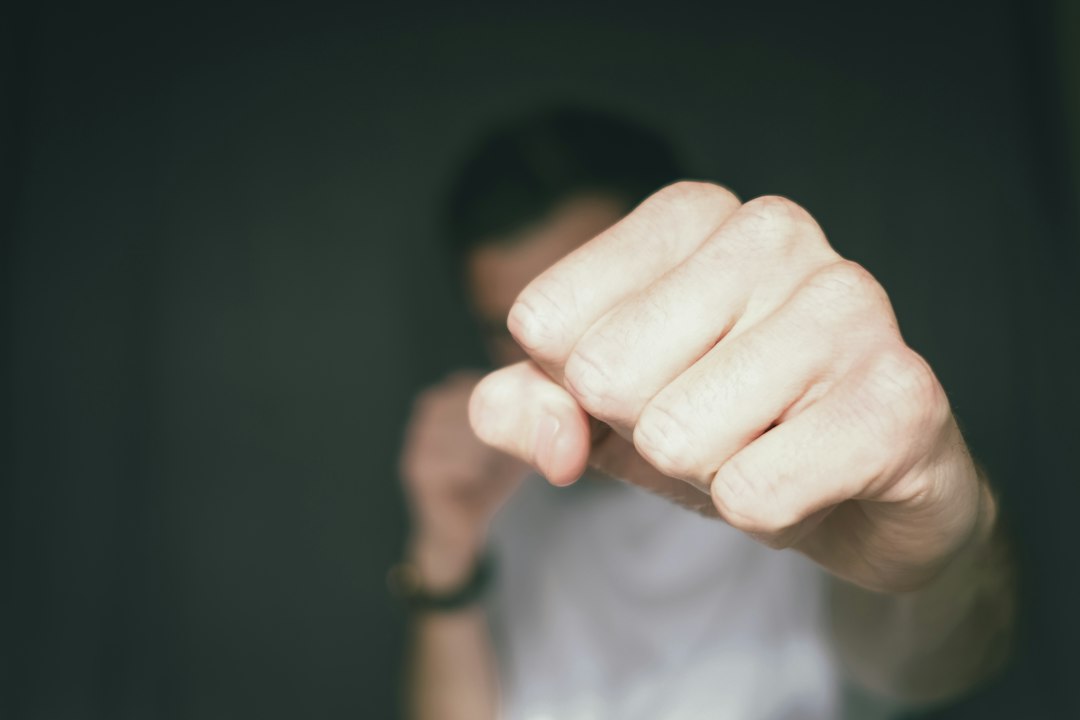 heavyweight boxer punch