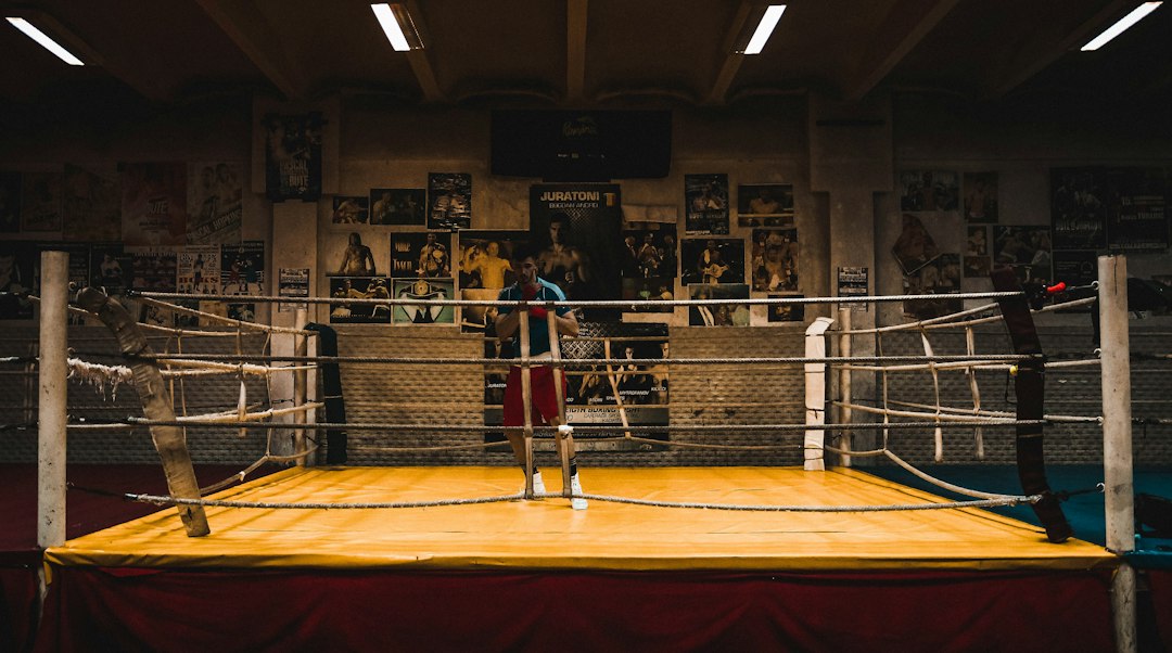 boxing arena crowd