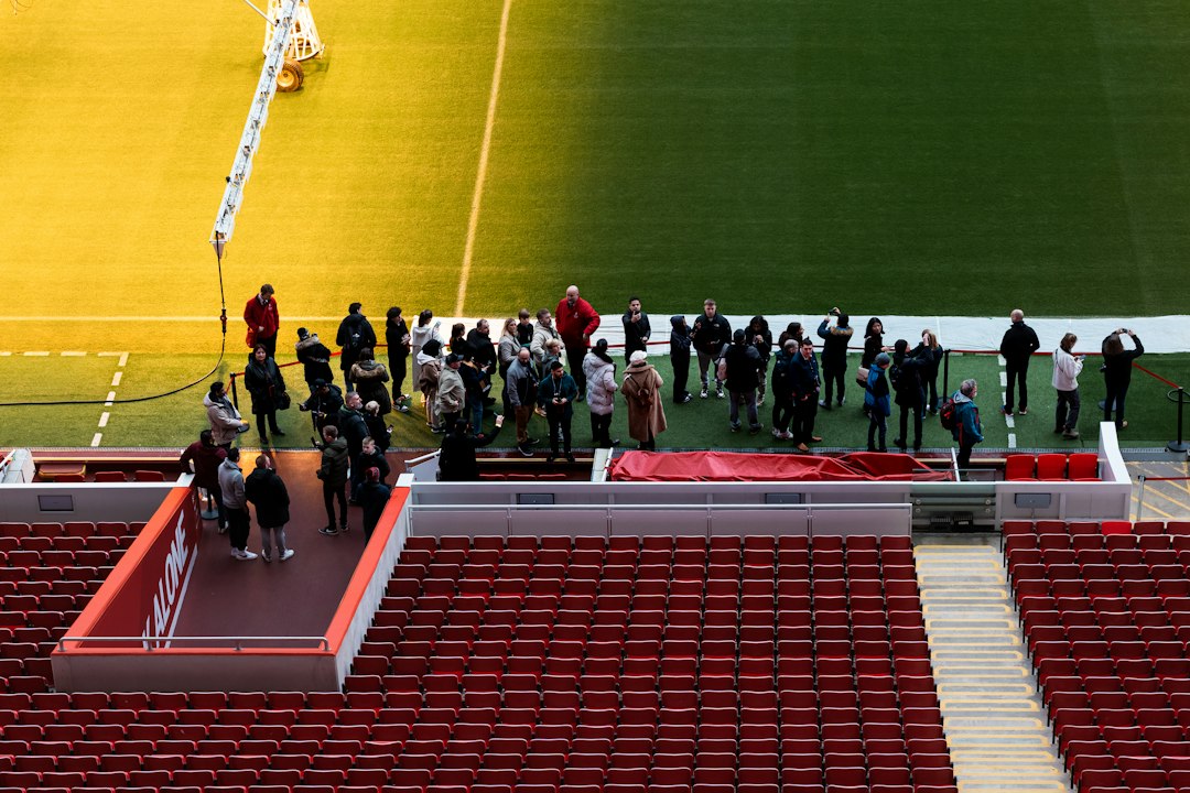 Anfield stadium night match